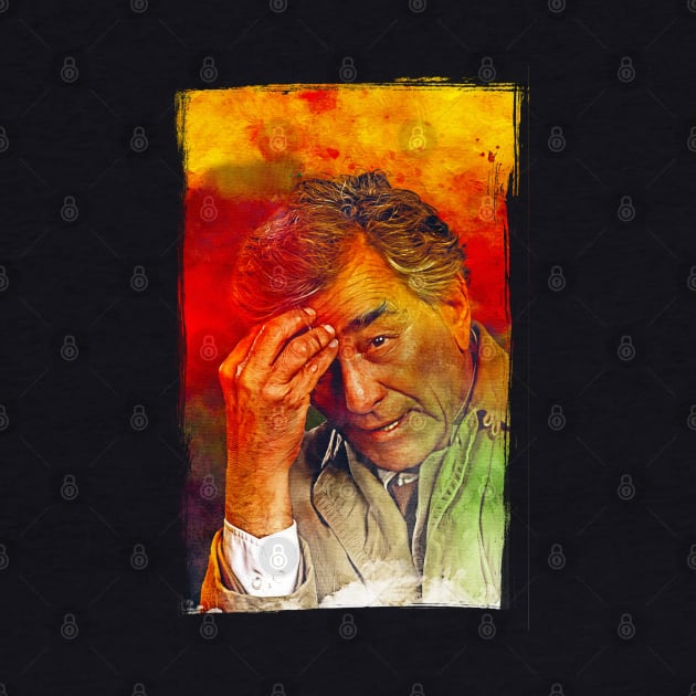 Peter Falk as Columbo portrait by UnlovelyFrankenstein